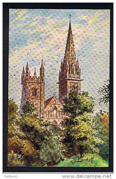 Super Early Unlisted Raphael Tuck Postcard Llandaff Cathedral Glamorgan Wales - Ref 320 - Glamorgan