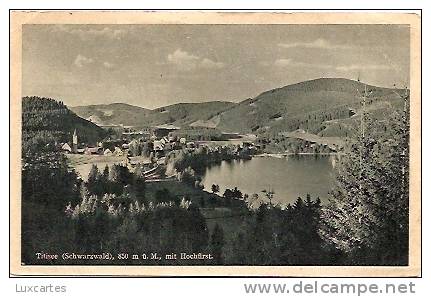 TITISEE (SCHWARZWALD). 850 M. ü M. .MIT HOCHFIRST. - Titisee-Neustadt