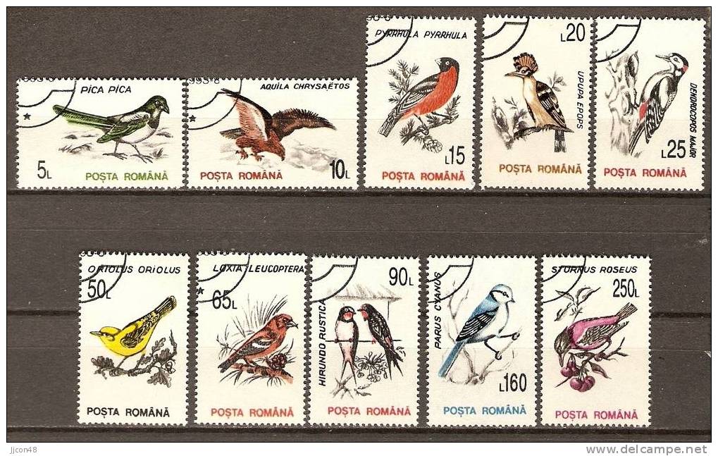 Romania 1993  Birds  (o) - Gebraucht