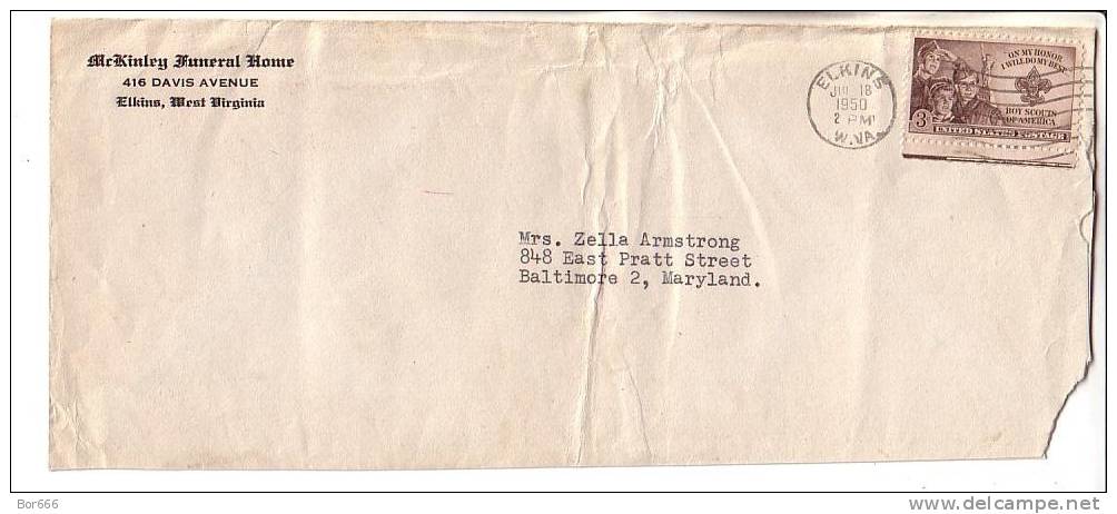 GOOD USA Postal Cover 1950 - Nice Stamped: Scouting - Storia Postale
