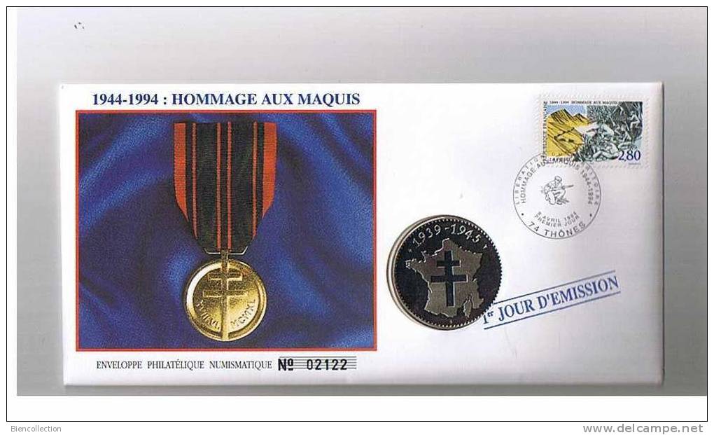 Hommage Aux Maquis - Monnaies