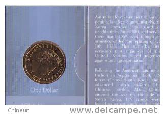 PIECE NEUVE D'1 DOLLARD COMMEMORATIVE GUERRE DE COREE 2003 - Mint Sets & Proof Sets