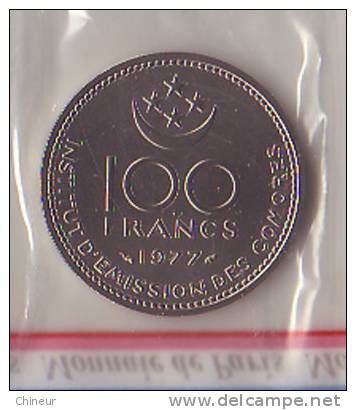 COMORES PIECE NEUVE ESSAI 100 FRANCS 1977 - Comores