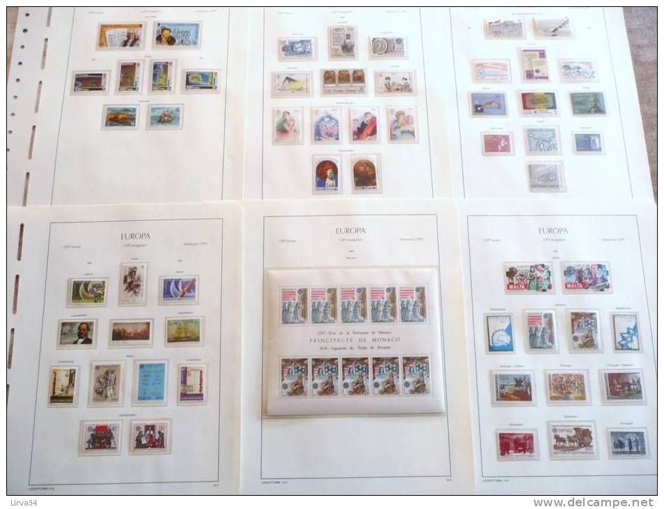 EUROPA1982 - ANNEE COMPLETE : 67 Valeurs- TIMBRES NEUFS ** LUXE- COTE : 243e - 1982