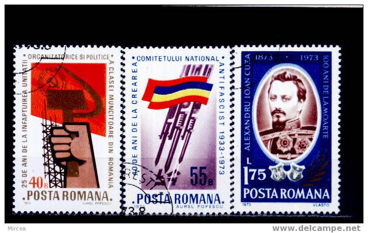 Roumanie Yv.no.2794/6 Obliteres - Gebruikt