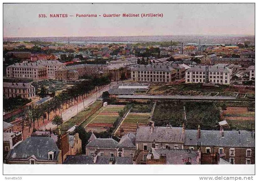 44 NANTES Panorama - Quartier Mellinet ( Artillerie ) - Nantes