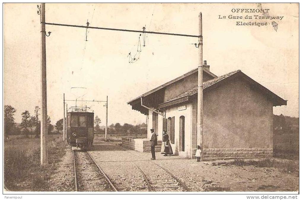 OFFEMONT .  La Gare Du Tramway Electrique - Offemont