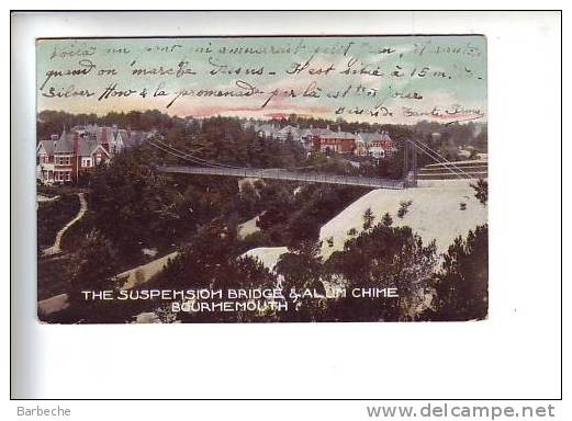 THE SUSPENSION BRIDGE & ALUM CHINE BOURNEMOUTH        A2 - Bournemouth (from 1972)