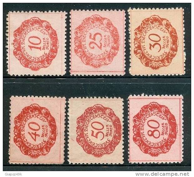 ● LIECHTENSTEIN  - 1920  -  SEGNATASSE -  N. 2 . . . .  *  -  Lotto  N.  128 - Taxe