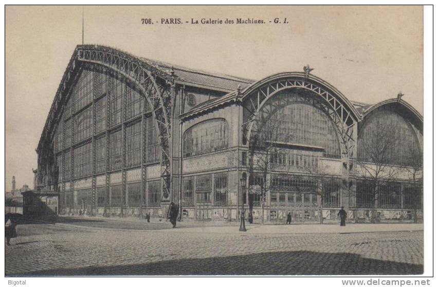 PARIS : LA GALERIE DES MACHINES - Autres Monuments, édifices