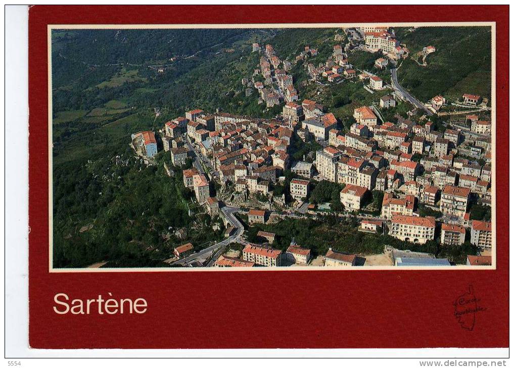 Cpm 20 CORSE DU SUD  Sartene Vue Aerienne - Sartene