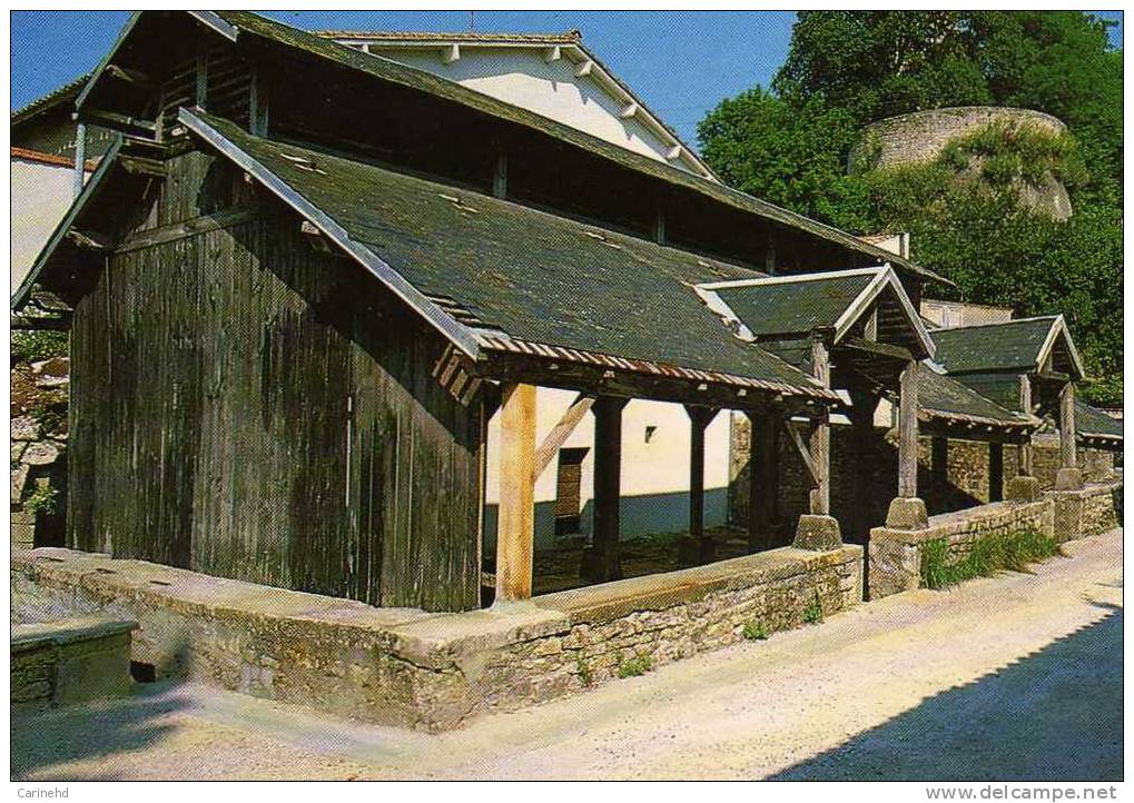 CHEF BOUTONNE LAVOIR ET RUINES DU CHATEAU - Chef Boutonne