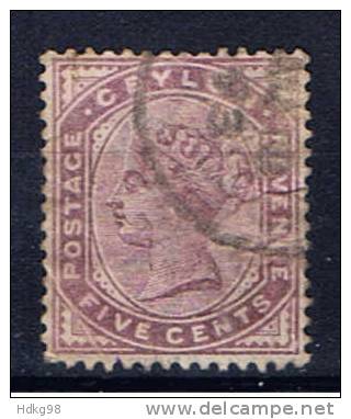 CL+ Ceylon 1886 Mi 95 Victoria - Ceylon (...-1947)