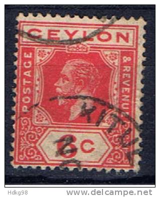 CL+ Ceylon 1911 Mi 169 II Königsporträt - Ceilán (...-1947)