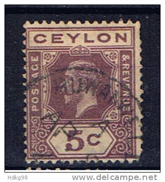 CL+ Ceylon 1921 Mi 189 Königsporträt - Ceylan (...-1947)