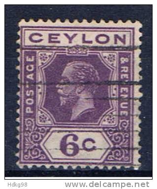 CL+ Ceylon 1921 Mi 191 Königsporträt - Ceilán (...-1947)