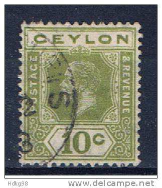 CL+ Ceylon 1921 Mi 193 Königsporträt - Ceylan (...-1947)