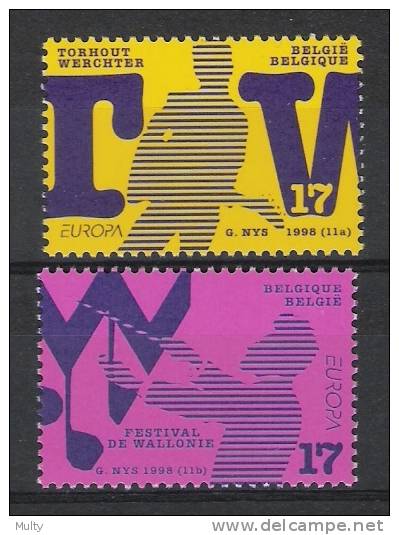 Belgie OCB 2757 / 2758 (**) - 1998