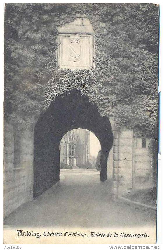 Antoing Château Entrée De La Concièrgerie Ca 1900 Dos Non Divisé - Antoing