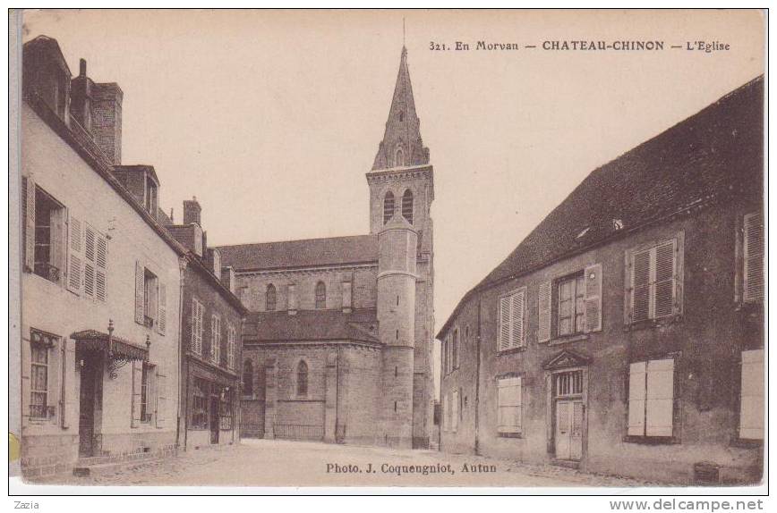 58.075/ CHATEAU CHINON - L'église - Chateau Chinon