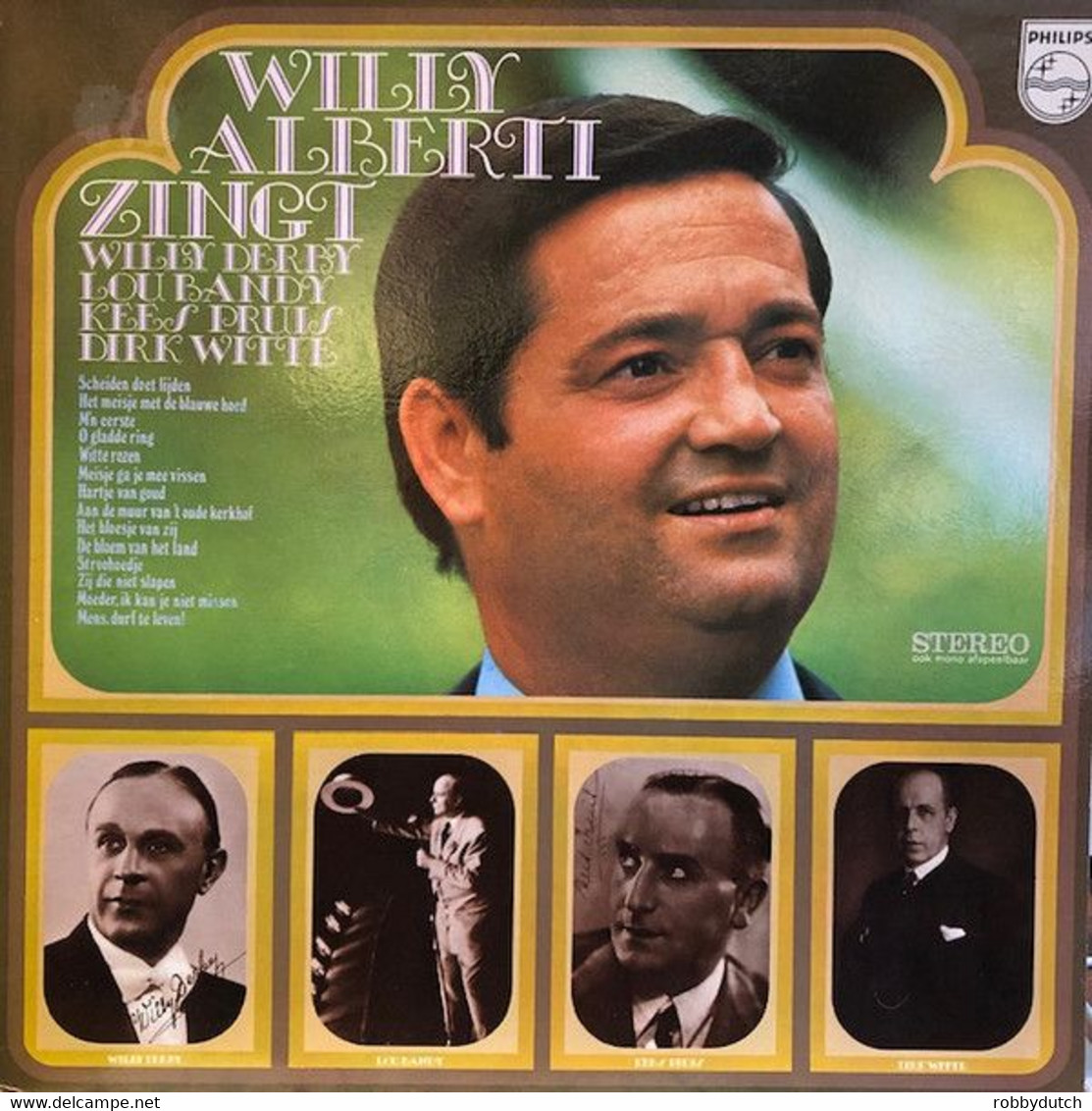 * LP *  WILLY ALBERTI ZINGT WILLY DERBY, LOU BANDY, KEES PRUIS, DIRK WITTE - Other - Dutch Music