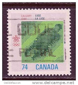 CANADA - Yvert - 1038 - Cote 1 € - Winter 1988: Calgary