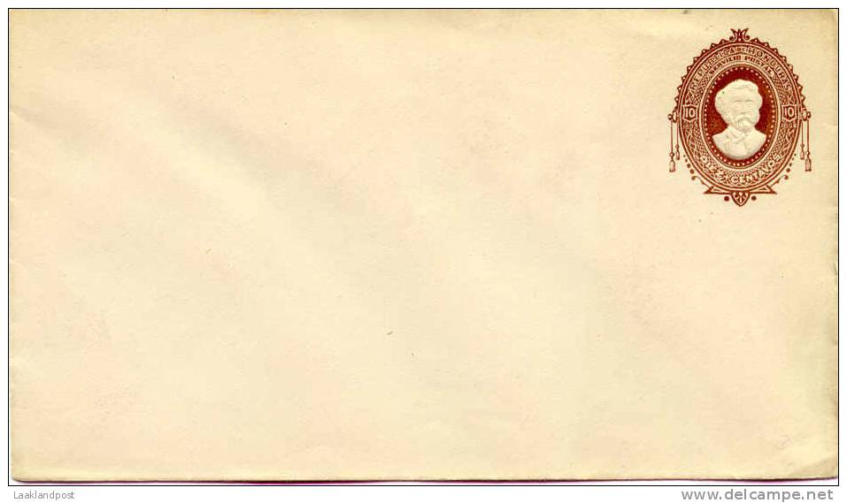 Honduras Old Postal Stationary Envelop  Ca 1890  10 Centavos - Honduras