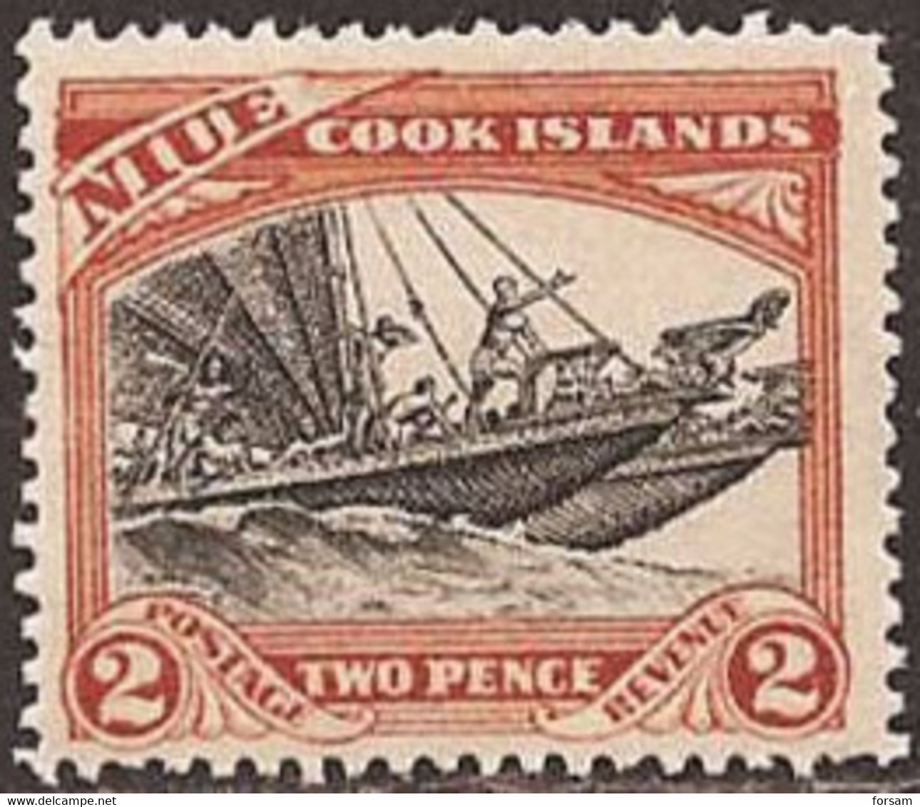 NIUE..1932..Michel # 40...MLH. - Niue