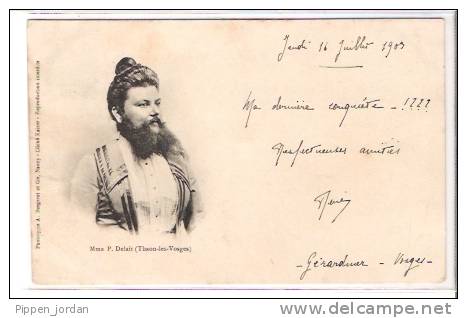 88 THAON-les-VOSGES* Mme P.Delait  * Belle CPA écrite En 1903, Dos Simple - Thaon Les Vosges