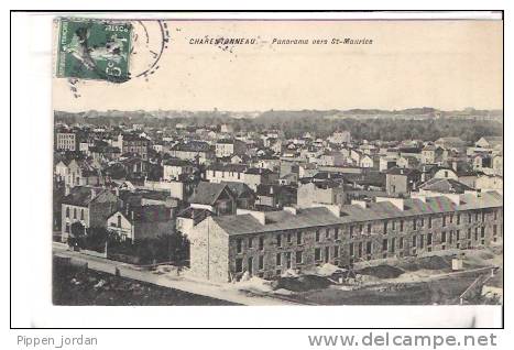 94 CHARENTONNEAU * Panorama Vers St Maurice *  Belle CPA , Cachet De Dordivers 1909 - Maisons Alfort