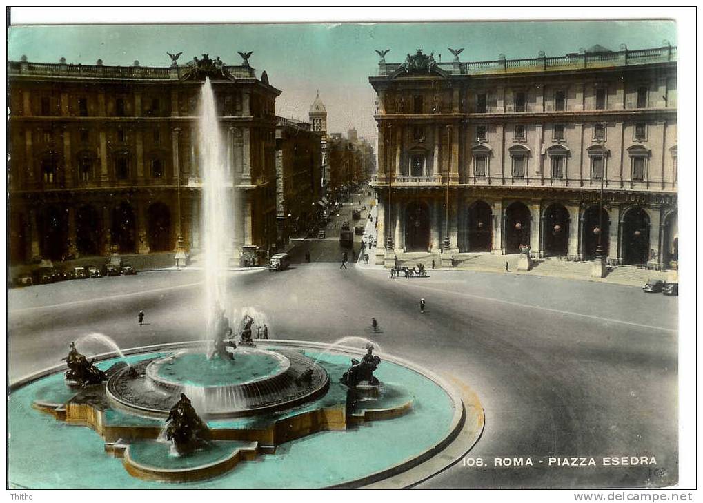 ROMA - Piazza Esedra - Plaatsen & Squares