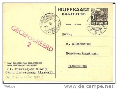 NlI012a/- NIEDERL:Indien -  -  Internierter Deutscher. Alasvallei-Camp 1941 - Niederländisch-Indien