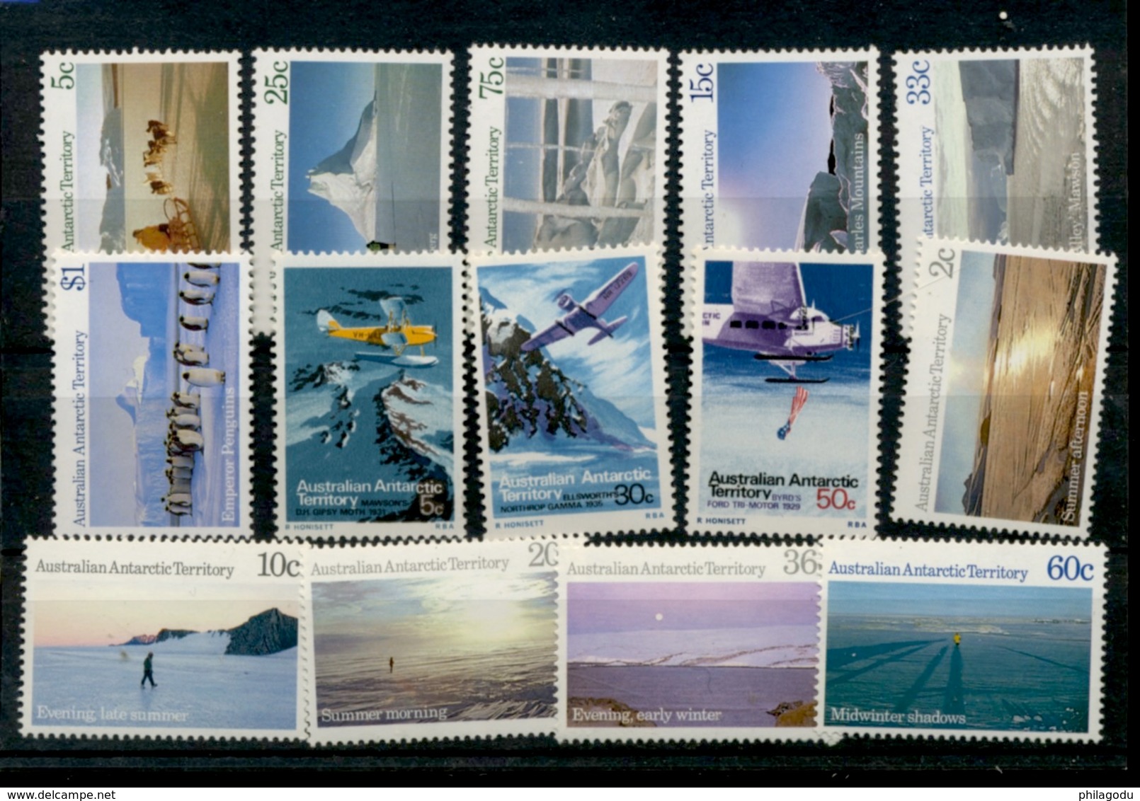 Australie Territoires Antarctique1973 / 87, Vues Du Territoire,  Parfait Neuf Sans Charnière ++  Postfrich - Ongebruikt