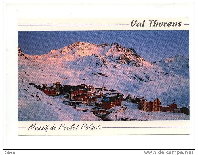 VAL THORENS 73 LES TROIS VALLEES MASSIF DE PECLET POLSET - Val Thorens
