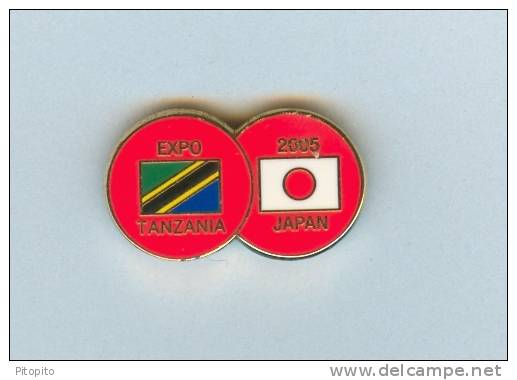 EXPO 2005 AICHI  - JAPÓN  PIN PABELLÓN DE TANZANIA PINS - Non Classificati