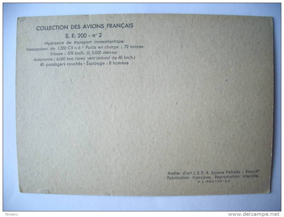 Collection Des Avions Francais Louis Petit . Série 2 S.E 200 - 1939-1945: 2nd War