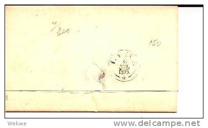 Per030a/  PERU - Einzeiler Payta 1871 Auf Mi. 15, 1 Dinero. - Perù
