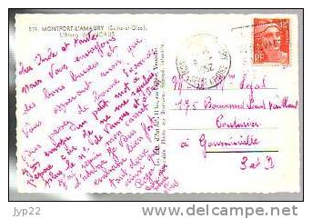 Jolie CP Photo 78 Montfort L'Amaury L'Etang Des Morus - Ed AP N° 539 - CAD 8-08-1952 - Montfort L'Amaury