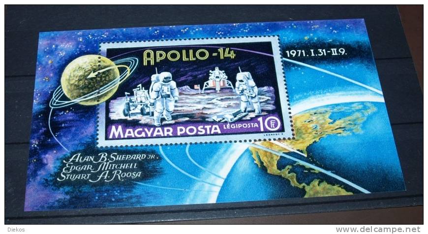 Space,  Magyar  Nr:  B 80  Apollo 14  Postfrisch **  MNH  #1012 - Europe