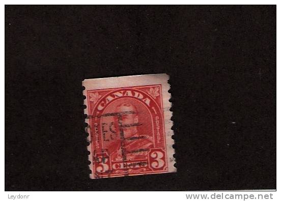 Canada - King George V - Coil Stamp - Scott # 183 - Usados