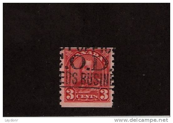 Canada - King George V - Coil Stamp - Scott # 183 - Usati