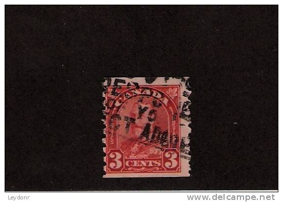 Canada - King George V - Coil Stamp - Scott # 183 - Usati