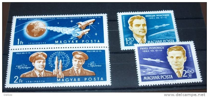 Space,  Magyar Nr: 1863 - 64  1877 - 78  Wostok  Postfrisch **  MNH  #1044 - Rusia & URSS