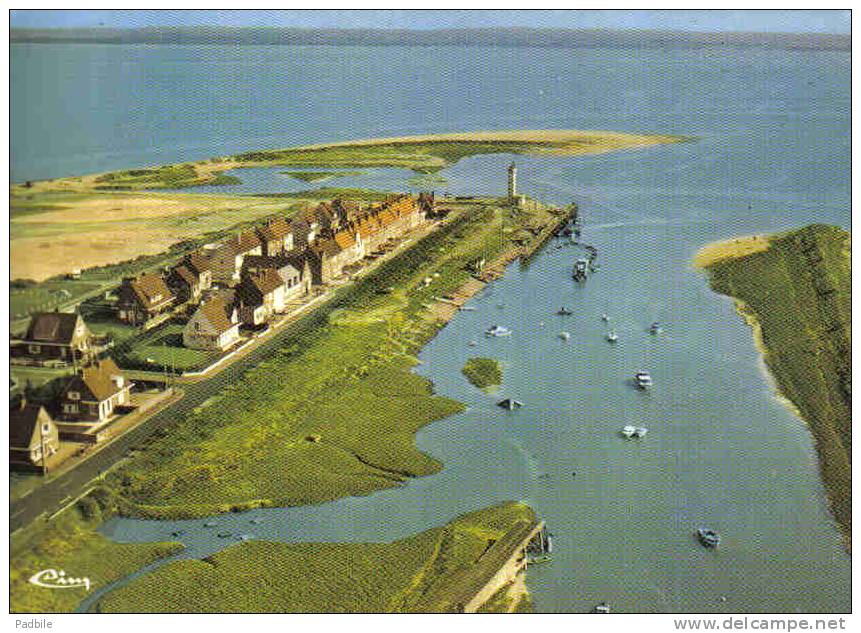 Carte Postale   80.  Le Hourdel Et La Baie De Somme Vue D'avion  Trés Beau Plan - Le Hourdel