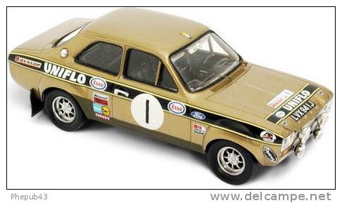 Ford Escort MKI - Clark/Porter - 1st Rally Dunkeries 1972 #1 - Trofeu - Trofeu