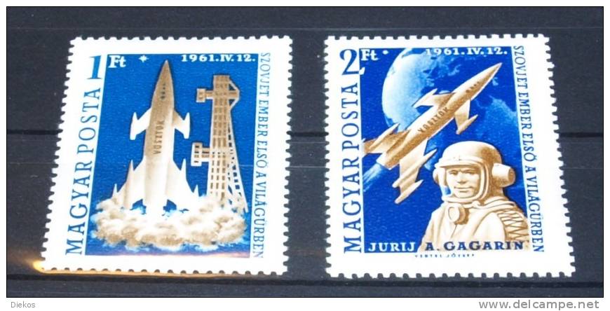 Space,  Magyar  Nr:  1753 - 54  Gagarin Postfrisch **  MNH  #1089 - Europa