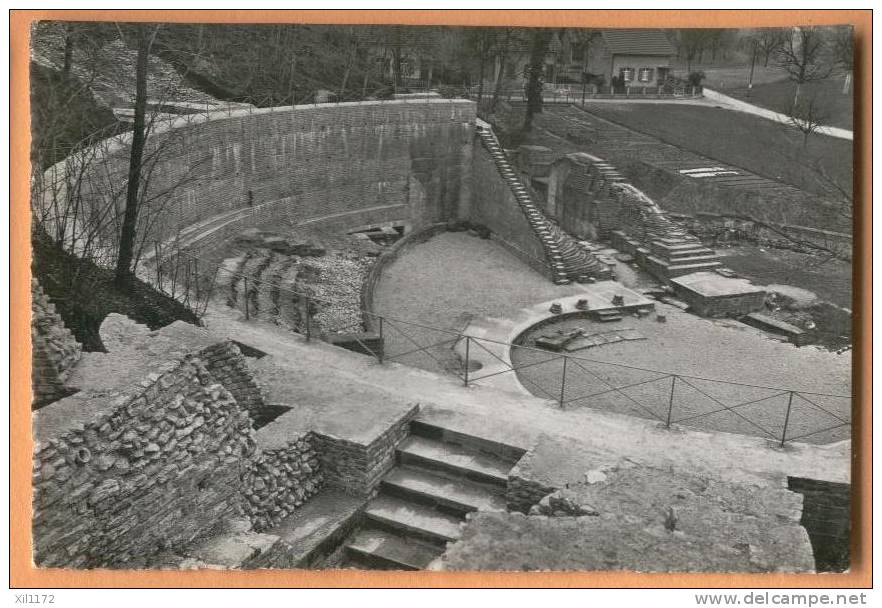 E181 Augst, Augusta Raurica, Amphithéâtre Romain, Amphitheater. Circulé Vers Villeneuve.Ed. Stiftung Pro Augusta Raurica - Augst