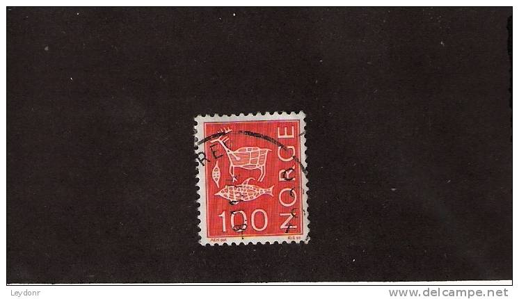 Norway - Norge - Rock Carvings - Scott # 611 - Used Stamps