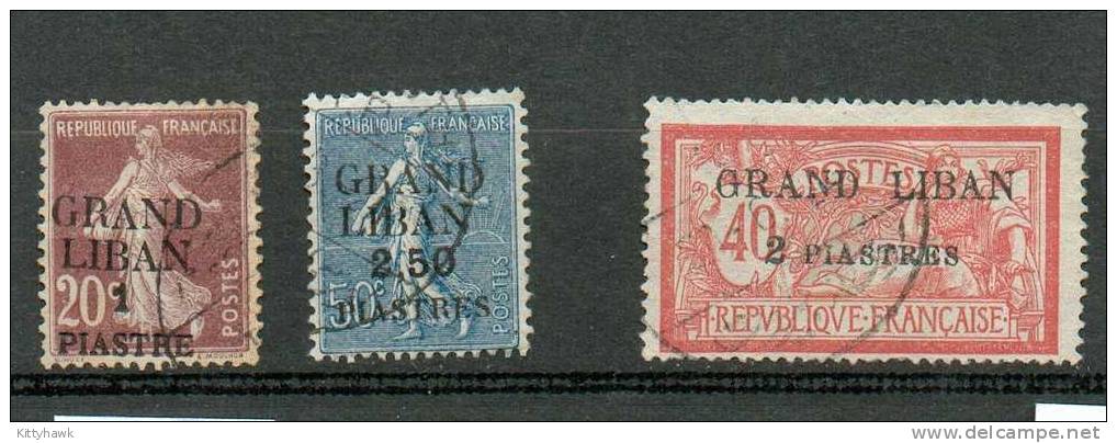 Lib 65 - YT 5-9-10 Obli - Used Stamps