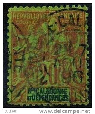 NOUVELLE-CALEDONIE Poste  47 (o) Groupe Allégorique [ColCla] - Used Stamps